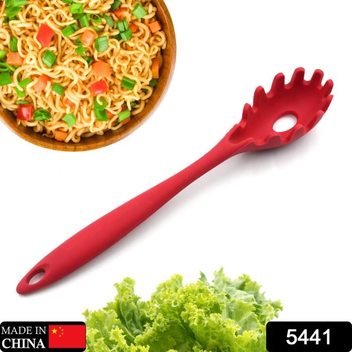 Pasta Fork Silicone Cookware Spaghetti Strainer Server Spoon no Hurt The Pot High Temperature Resistant Nonslip. - Image 2