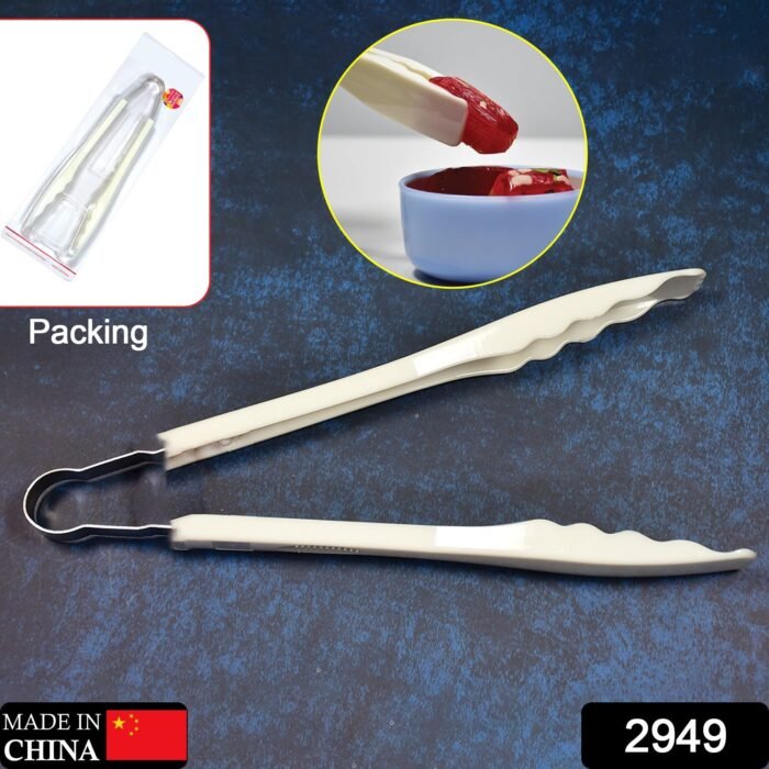 Plastic Handle Tong,  Bread Clamps,  Kitchen Tongs Cooking Tongs. - Image 2
