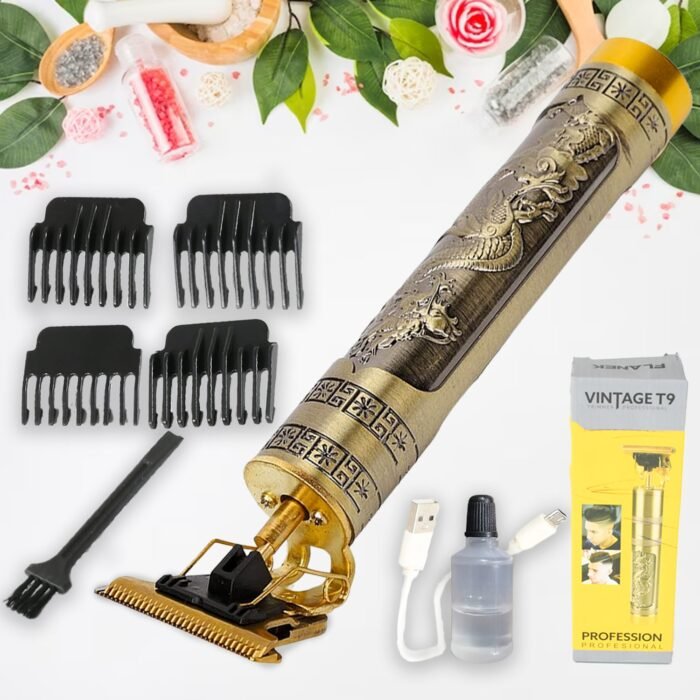 Hair Trimmer for Men Hair Style Trimmer,  Professional Hair Clipper,  Electric Shaving machine dry shaving for men - hair shaving and trimming beard With 4 adjustable blade clipper,  Oil,  Cleaning Brush - Image 1