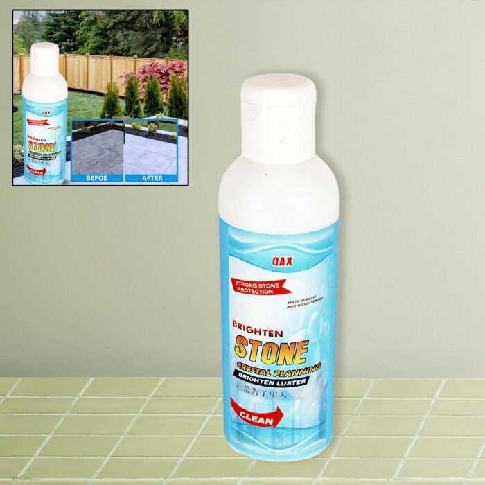 Stone Stain Remover Cleaner,  Stone Crystal Plating Agent,  Marble Stone Cleaner Polishes,  Crystal Plating for Kitchen,  Patio,  Backyard Marble Cleaner and Polish (75 ML Approx / 1 pc) - Image 1