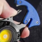 Keychain Led Flashlight Rechargeable Multi Function 6 Lighting Modes Pocket Key Chain Flash Light USB for Outdoor Camping, Walking With Cigarette Lighter - Image 6