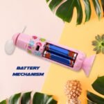 Battery Operated Handheld Candy Mini Fan,  Small Portable Fans for Travel and Vacation,  Valentines Day Gift,  Summer Gift for Travel Office Outdoor (1 pc / Battery Not Included) - Image 5