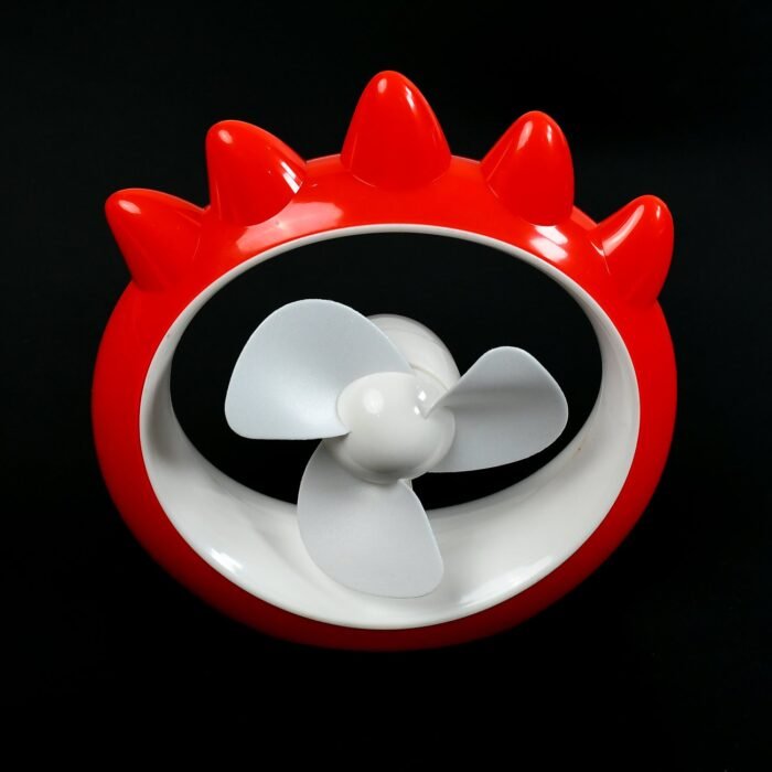 MINI DESKTOP FAN RECHARGEABLE TABLE FAN HANDHELD FAN USB FAN DESK FAN COOLING FAN FOR HOME ,  OFFICE ,  CAR,  & MULTI USE FAN (Battery Not Include) - Image 1