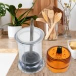 Miracle Transparent Plastic Salt and Pepper Grinder,  Pepper Grinder Manual Pepper Grinding Tool,  Pepper Crusher Grinder (1 Pc)