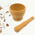 Mortar and Pestle Set for Spices,  Okhli Masher,  Khalbatta,  Kharal,  Mixer,  Natural & Traditional Grinder and Musal,  Well Design for Kitchen,  Home,  Herb