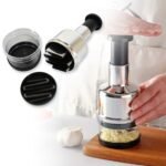 Food Cutter,  Multifunctional Stainless Steel Blade Onion Cutter Food Vegetable Cutting Tool Home Kitchen Accessory,  Vegetable Onions Garlic Nuts Salads Hand Chopper Kitchen - Image 5