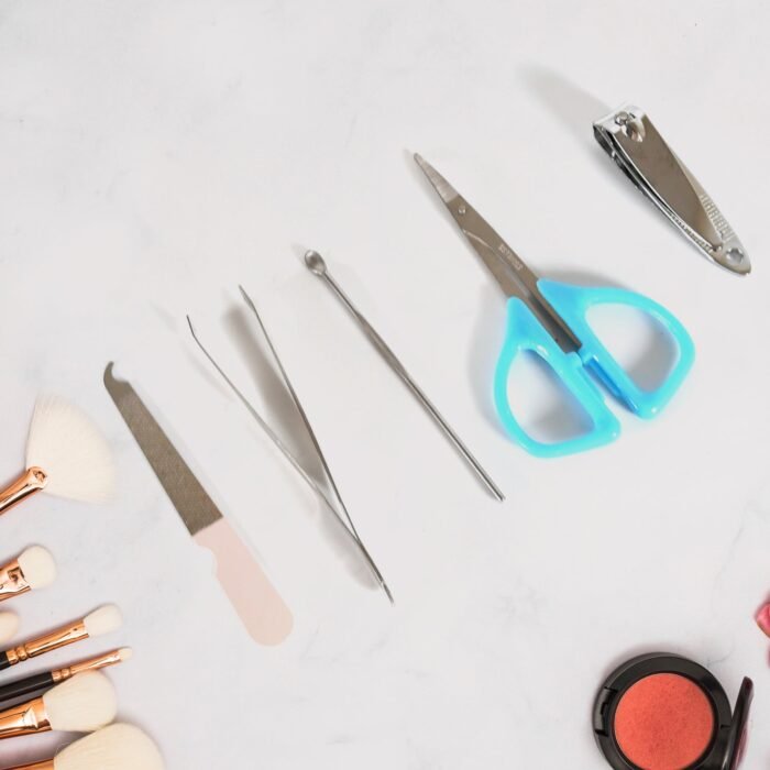 5 IN 1 Stainless Steel Professional Manicure Set,  Nail Cutter For Women,  Nail Scissors,  Luxury Grooming Kit - Image 3
