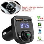 CAR-X8 Bluetooth FM Transmitter Kit for Hands-Free Call Receiver / Music Player / Call Receiver / Fast Mobile Charger Ports for All Smartphones with 3.1A Quick Charge Dual USB Car Charger - Image 5