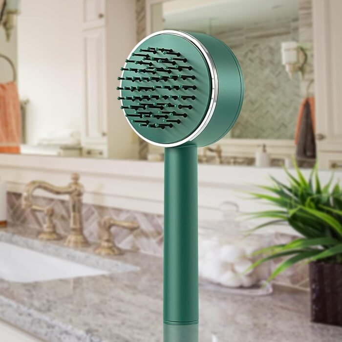 Air Cushion Massage Brush,  Airbag Massage Comb with Long Handle,  Self-Cleaning Hair Brush,  Detangling Anti-Static for All Hair - Image 1
