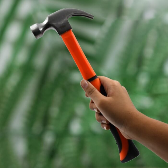 Stainless Claw Hammer with Fiberglass Handle,  Shock Resistant,  Corrosion Resistant,  Rust Proof,  Durable,  Environmental friendly,  364g,  28cm - Image 3