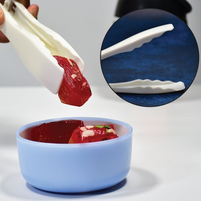 Plastic Handle Tong,  Bread Clamps,  Kitchen Tongs Cooking Tongs. - Image 1
