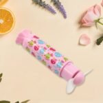 Battery Operated Handheld Candy Mini Fan,  Small Portable Fans for Travel and Vacation,  Valentines Day Gift,  Summer Gift for Travel Office Outdoor (1 pc / Battery Not Included)
