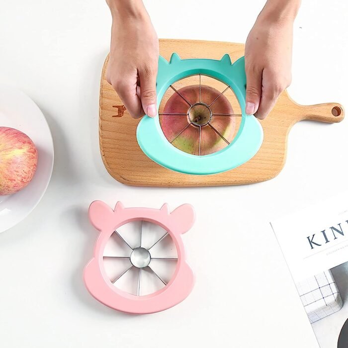 Apple Cutter Knife Corers Chopper Fruit Slicer Pp Stainless Steel Vegetable - Funnel Apple Peeler Gadget & Pasta Layer Apple Kitchen Peeler Apple - Image 3