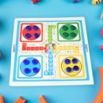 13 in 1 Family Board Game Chess,  Snakes & Ladders,  Ludo,  Tic-Tac-Toe,  Checkers,  Travel Bingo,  Football,  Space Venture,  Steeplechase Set for Kids - Image 6