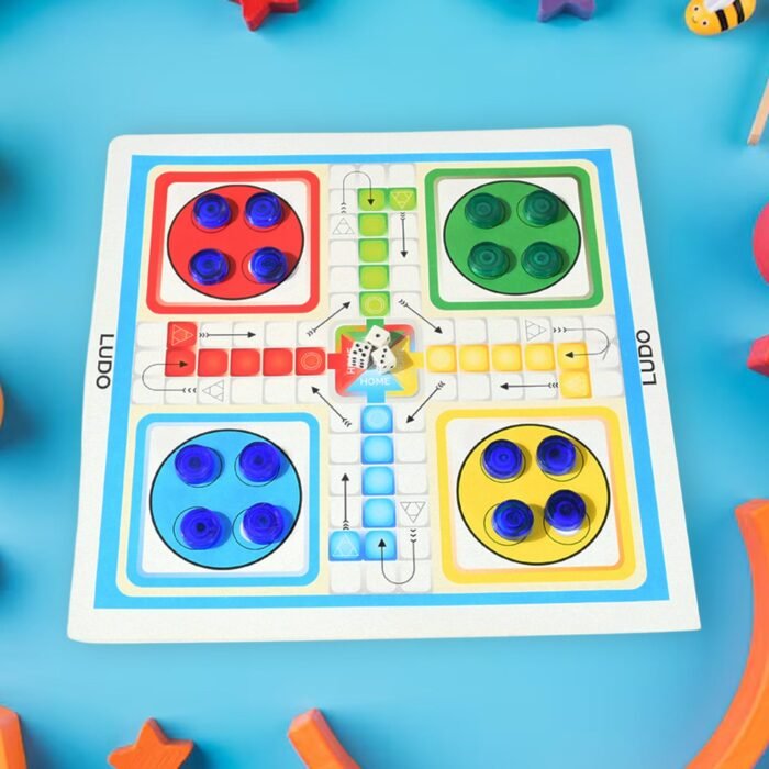 13 in 1 Family Board Game Chess,  Snakes & Ladders,  Ludo,  Tic-Tac-Toe,  Checkers,  Travel Bingo,  Football,  Space Venture,  Steeplechase Set for Kids - Image 6
