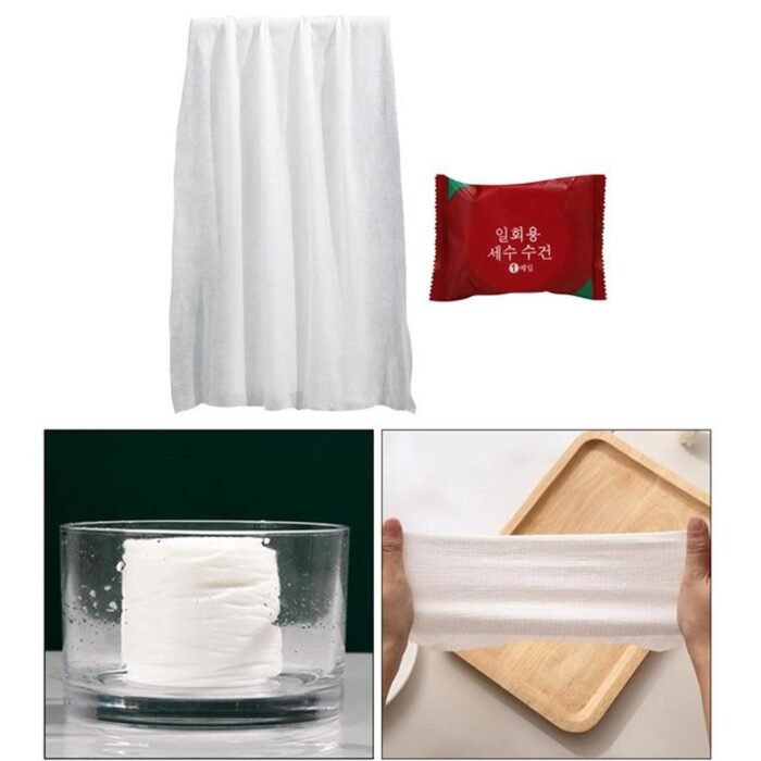 Compressed Towels Portable Disposable Compressed Cotton Coin Tissue Towel for Travel,  Camping,  Hiking,  Sport,  Beauty Salon,  Home Hand Wipes (28x40 Inch) - Image 5