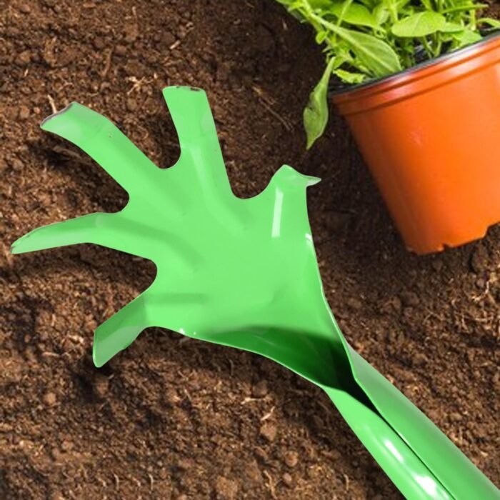 Heavy Duty Garden Tools,  Gardening Metal Hand Cultivator Tools for Home Garden,  Indoor and Outdoor Gardening for Plants,  Agriculture,  and Soil Tools (1 Pc)   - Image 5