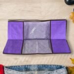 Clothing storage bag with zipper,  non-woven storage bag for storing the clothes and sarees. - Image 6
