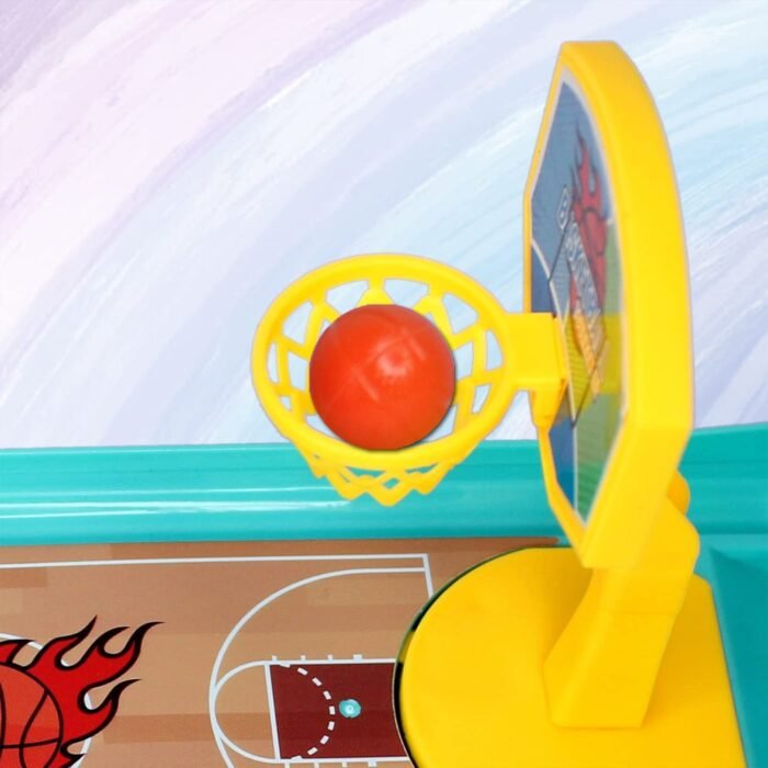 Mini Table Top Finger Basketball Game for Kids - Desktop Game for Kids & Adults,  Basketball Finger Bowling Game,  Fun Indoor Finger Bowling Game for Boys & Girls,  Family Board Game - Image 3