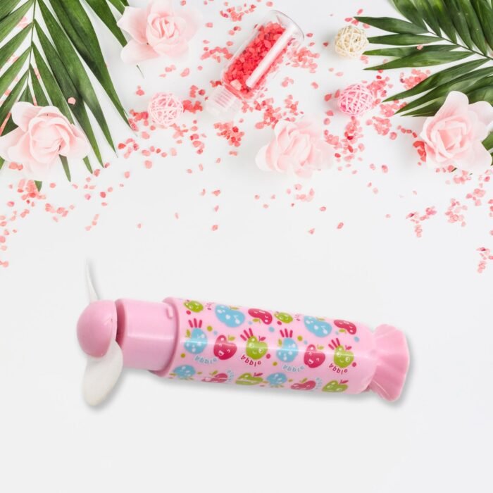 Battery Operated Handheld Candy Mini Fan,  Small Portable Fans for Travel and Vacation,  Valentines Day Gift,  Summer Gift for Travel Office Outdoor (1 pc / Battery Not Included) - Image 3