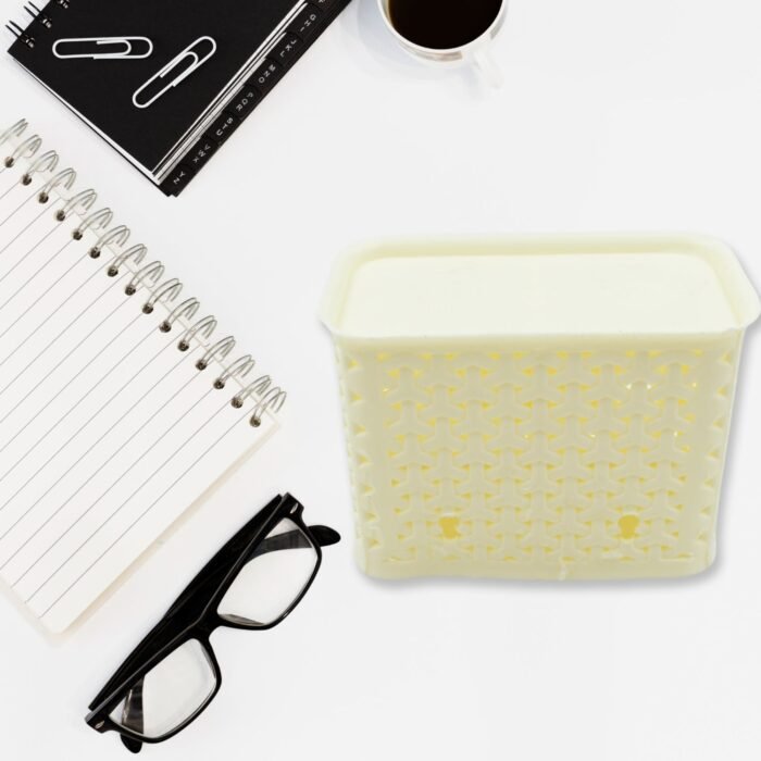 multipurpose Holder for Desk,  Plastic Pen Pots Desk Organizers Pencil Pots Holder Stationary Supplies for Office,  Home,  School Non-slip Silicone Bottom - Image 4