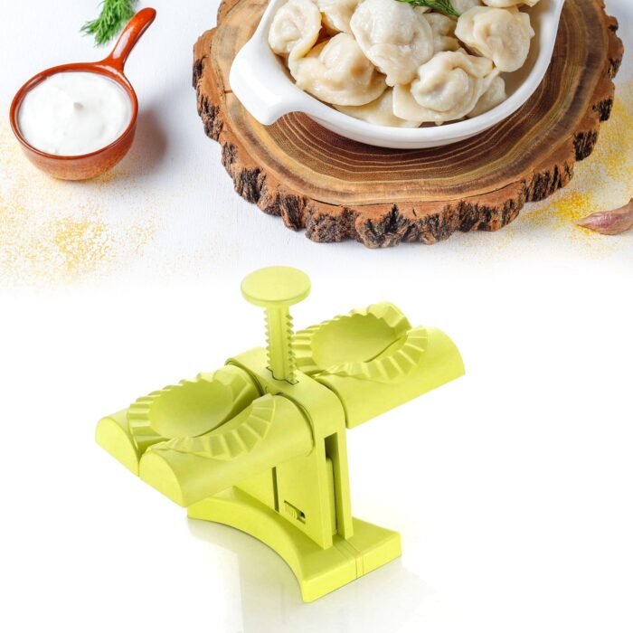 Dumpling Maker Mold, Double Head Dumpling Mold Wrap Two At A One Time, Household Dumpling Maker Mould,  Easy-Tool for Making Dumplings , Dumpling Press Mold Kitchen Accessories - Image 8