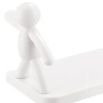9271B Self Adhesive cute Floating Shelves Wall Shelf | Wall Mounted Organizer - Human Figurine | Brown Box