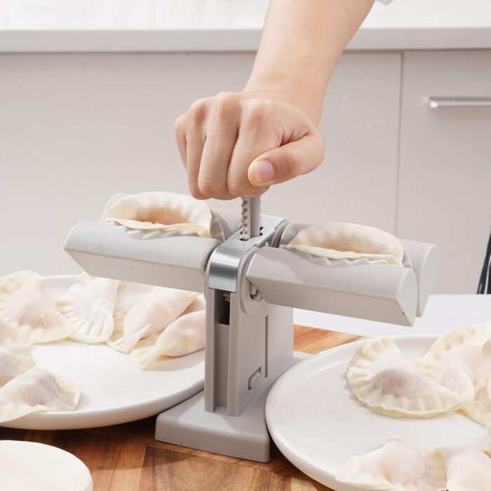 Dumpling Maker Mold, Double Head Dumpling Mold Wrap Two At A One Time, Household Dumpling Maker Mould,  Easy-Tool for Making Dumplings , Dumpling Press Mold Kitchen Accessories - Image 3