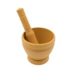 Mortar and Pestle Set for Spices,  Okhli Masher,  Khalbatta,  Kharal,  Mixer,  Natural & Traditional Grinder and Musal,  Well Design for Kitchen,  Home,  Herb - Image 4
