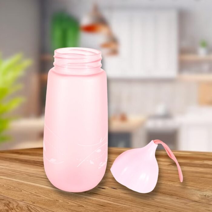 Unique Shape Premium Plastic water bottle With Dori Easy to Carry leakproof BPA-free,  water Plastic water bottle for children,  Home,  School (1 Pc / 550 ML) - Image 5