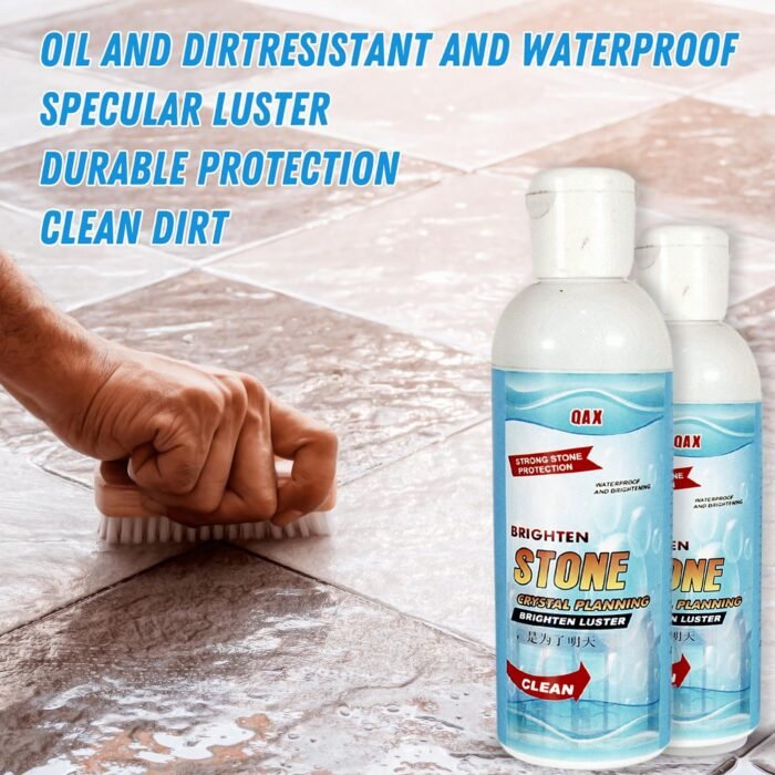 Stone Stain Remover Cleaner,  Stone Crystal Plating Agent,  Marble Stone Cleaner Polishes,  Crystal Plating for Kitchen,  Patio,  Backyard Marble Cleaner and Polish (75 ML Approx / 1 pc) - Image 7