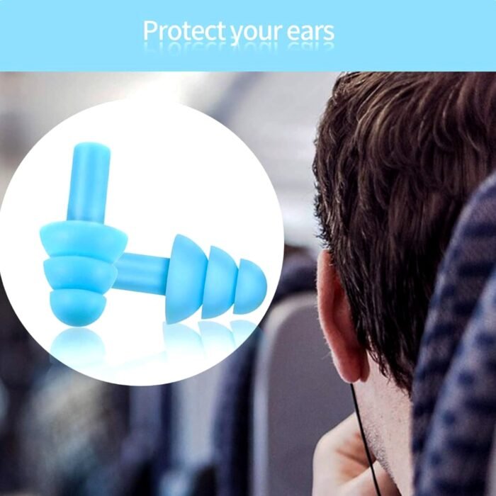 Safety Ultra Soft Foam Ear Plugs Reusable Ear Plugs for Sleeping,  Travel,  Loud Noises,  Work,  Learning,  Snoring (2 Pc Set) - Image 6