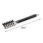 Fish Scale Remover Scraper Stainless Steel Fish Cutting Tools Sawtooth Easily Remove Fish Scales-Cleaning Brush Scraper Kitchen Tool- - Image 7