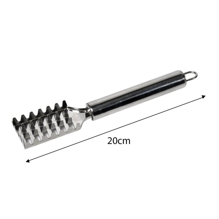 Fish Scale Remover Scraper Stainless Steel Fish Cutting Tools Sawtooth Easily Remove Fish Scales-Cleaning Brush Scraper Kitchen Tool- - Image 7