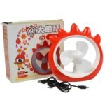 MINI DESKTOP FAN RECHARGEABLE TABLE FAN HANDHELD FAN USB FAN DESK FAN COOLING FAN FOR HOME ,  OFFICE ,  CAR,  & MULTI USE FAN (Battery Not Include) - Image 4