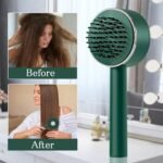 Air Cushion Massage Brush, Airbag Massage Comb with Long Handle, Self-Cleaning Hair Brush, Detangling Anti-Static for All Hair - Image 9