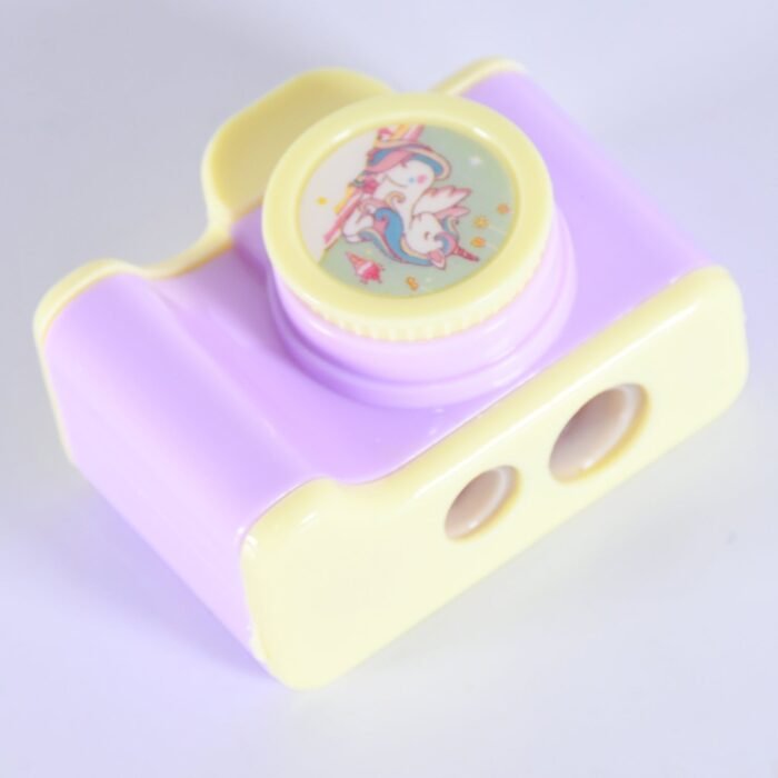 Camera Shape Pencil Sharpener | Simple Student Office Sharpener | Fashionable and Convenient,  Lightweight Manual Sharpener for Kids Boys Girls Birthday Return Gifts (1 Pc) - Image 5