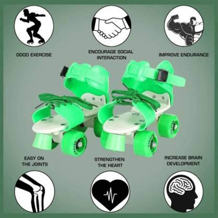 Roller Skates for Kids,  Very Adjustable & Comfortable to Use / Roller Skate,  Skating / (Pair of 1)  - Image 3