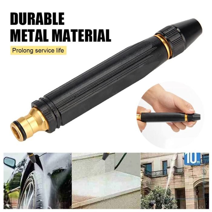 High Pressure Water Gun Nozzle Car Wash Water Gun Nozzle Alloy Garden Nozzle Spray Gun - Image 9