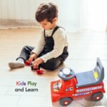 4590 Kids Baby City Ride on Push Car Ride with Backrest Musical Horn For Children Kids Toy Ride-on, Kids Toys Toddler Baby Toy Baby Car Suitable for Kids Boys/Girls