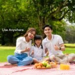1187A Picnic Blanket Beach Mat Waterproof Blanket Foldable Picnic, Beach, Camping (142cmx95cm)
