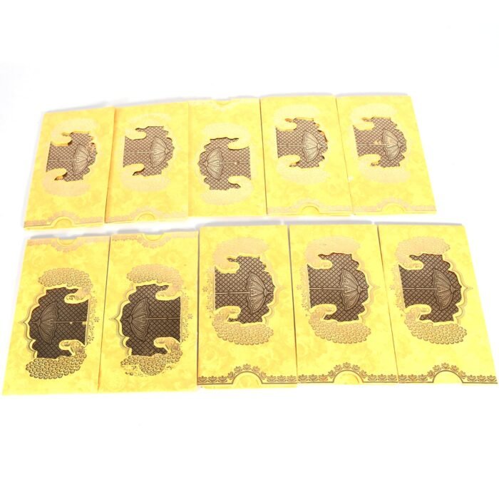 Wedding Gift Envelopes pack of 10 pcs Money Cash Gift Cover Shagun Birthday Marriage,  Baby Shower,  Anniversary,  Money Envelope Lifafa Envelope Multicolor Premium Envelope (10 Pcs Set) - Image 6
