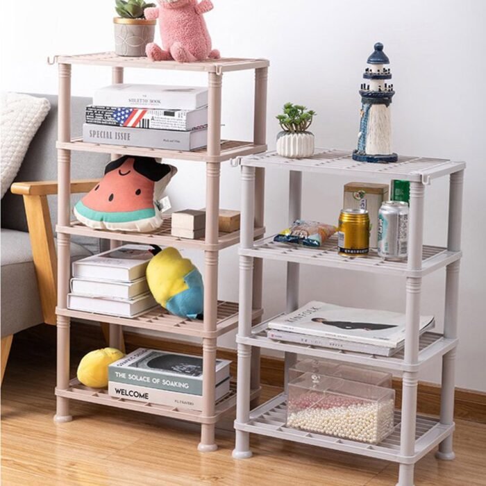 4 Layer Multifunctional Storage Shelf Organizer Narrow Storage Rack for Kitchen or Bathroom - Image 3