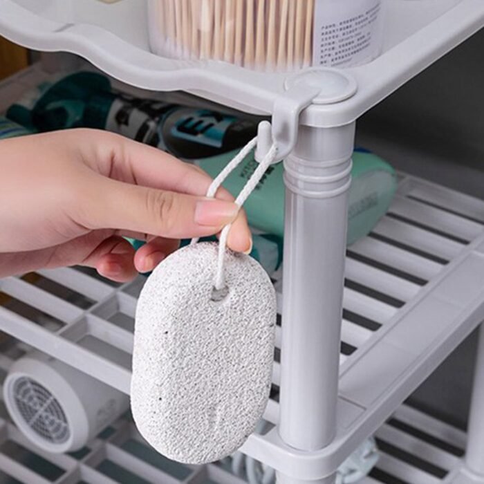 4 Layer Multifunctional Storage Shelf Organizer Narrow Storage Rack for Kitchen or Bathroom - Image 1
