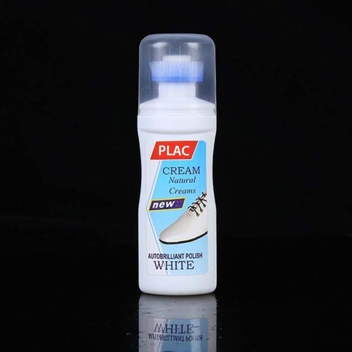 White Shoe Brightener with Removal of Dirt and Whitening Function White Shoes Cleaner with Brush Head for Dirty Shoe Polish Natural Waxes (75 ML) - Image 4