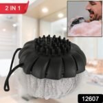 Shower Tool Duo 2-1 Shower Loofah Sponge and Exfoliating Body Scrubber for Showering,  Easy to Clean,  Easy to Dry,  With Dori Easy to Hanging,  Easy to Grip - Image 2