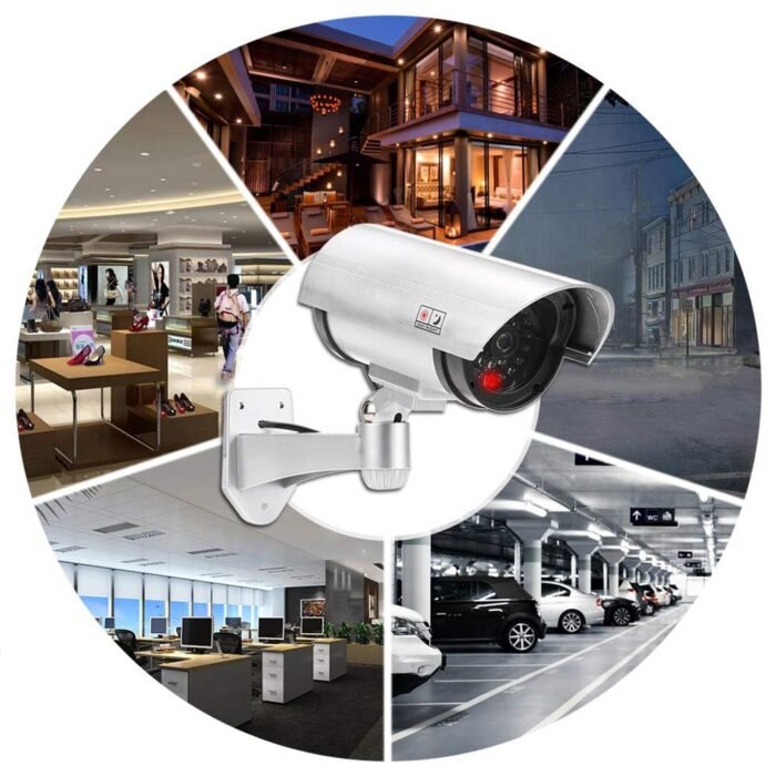 Wireless Security CCTV False Outdoor Fake Dummy Piece IR Camera - Image 1