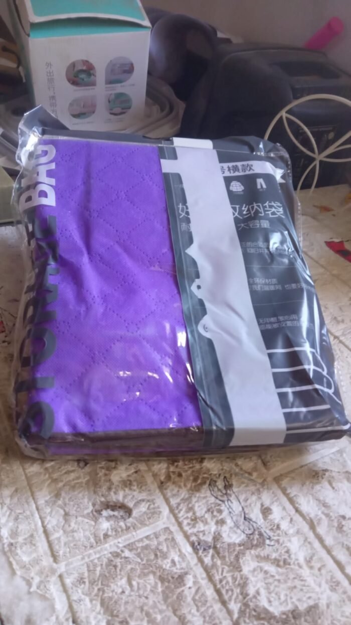 Clothing storage bag with zipper,  non-woven storage bag for storing the clothes and sarees. - Image 8