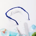 Safety Glasses Dust Wind Proof Eye Glasses UV Protection, Safety Goggles Eyewear Adjustable spray clear shooting eye protection eyewear clear glasses for men women lab goggles over glasses