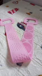 Low Quality Bath Body Brush Towel Eco-Friendly Back Scrubber Shower Brush Silicone Bath Body Brush Towel Body Cleaning Bathroom Shower Strap - Image 6